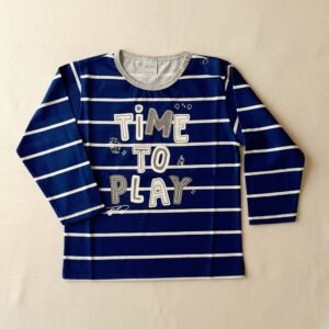 Remera Rayada, con Estampa