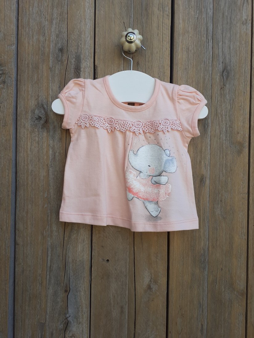 Remera Manga Corta con Estampa y Brodery. - Image 2