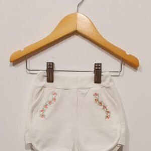 Short para Beba de Algodón con Bordado.