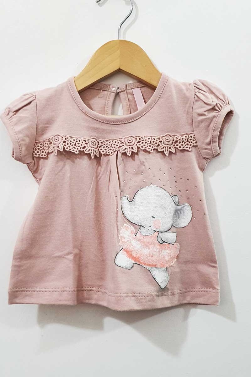 Remera Manga Corta con Estampa y Brodery. - Image 6