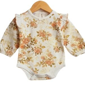 Body Floreado con Volados en Hombros