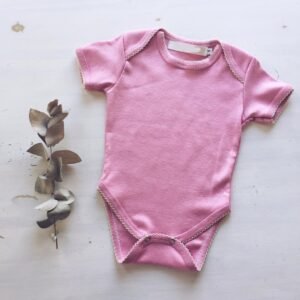 Body Manga Corta Liso.