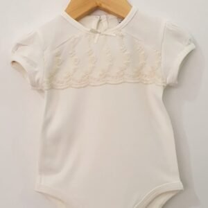 Body con Broderie en el Pecho