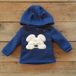 Buzo con Capucha en Matelasse