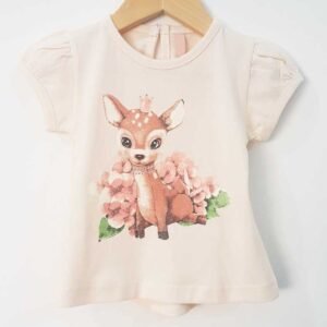 Remera Manga Corta con Estampa.