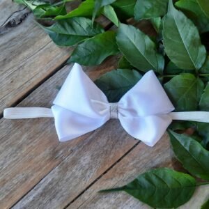 Vincha Para Beba de Elástico con Moño.