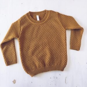 Pullóver Tejido en Punto Waffle