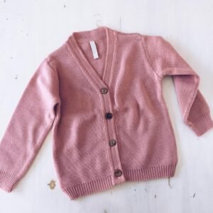 Cardigan Tejido Rosa