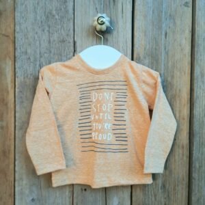 Remera de Manga Larga con Estampa