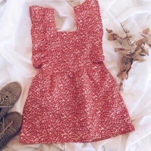 Jumper Flores Fondo Rojo