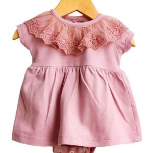 Vestido con Cuellito y Body Interno