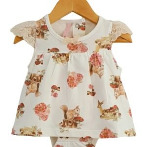 Vestido Estampado con Body Interno