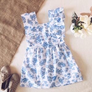 Jumper con Breteles Regulables Flores Celestes