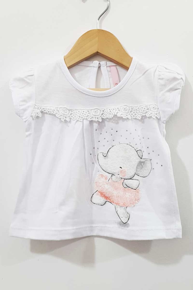 Remera Manga Corta con Estampa y Brodery. - Image 3