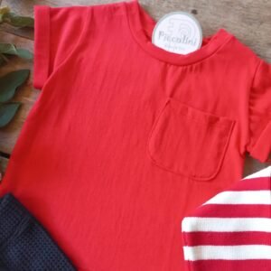 Remera de Algodón Manga Corta