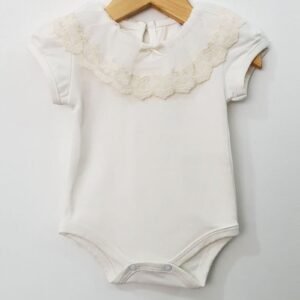 Body con Broderie Manga Corta.