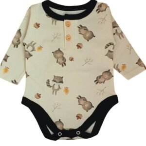 Body Bebé Ositos Manga Larga