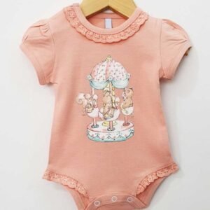 Body con Delicada Puntilla en el Cuello y Piernas