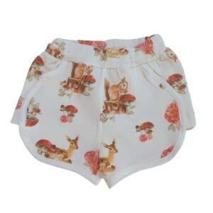 Short para Beba de Algodón Estampado