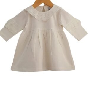 Vestido de Algodón de Manga Larga