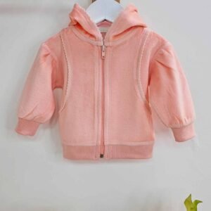 campera plush con picot