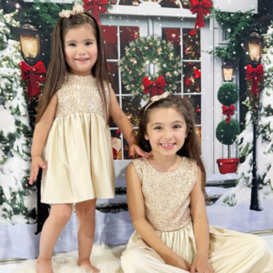 Vestido Dorado Niña