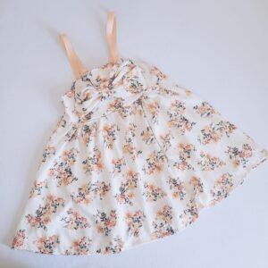 Vestido con Moño de Poplin