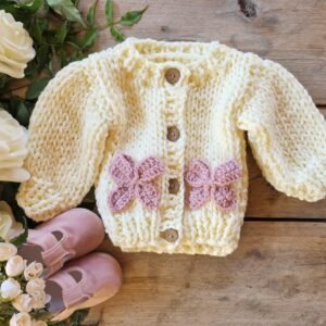 Saquito con Moños Rosa