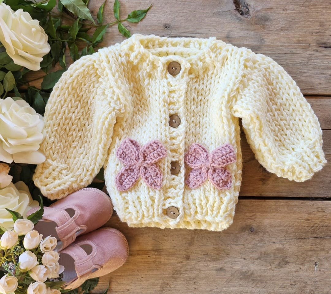 Saquito con Moños Rosa